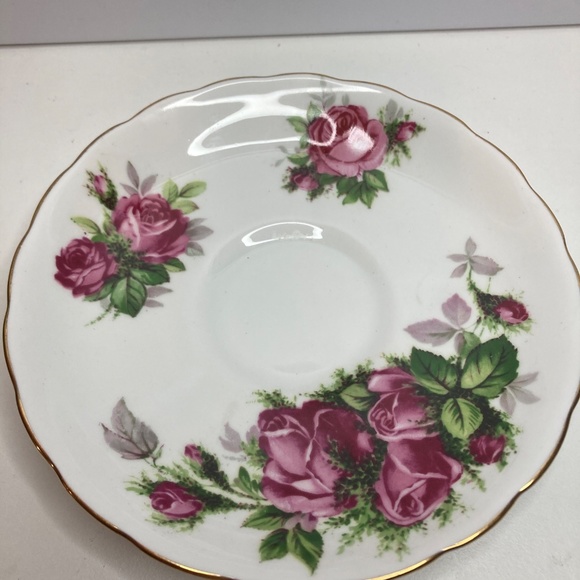Tuscan/Royal Tuscan MOSS ROSE Cup & Saucer Set C9612 Bone China GREAT CONDITION - Picture 8 of 12